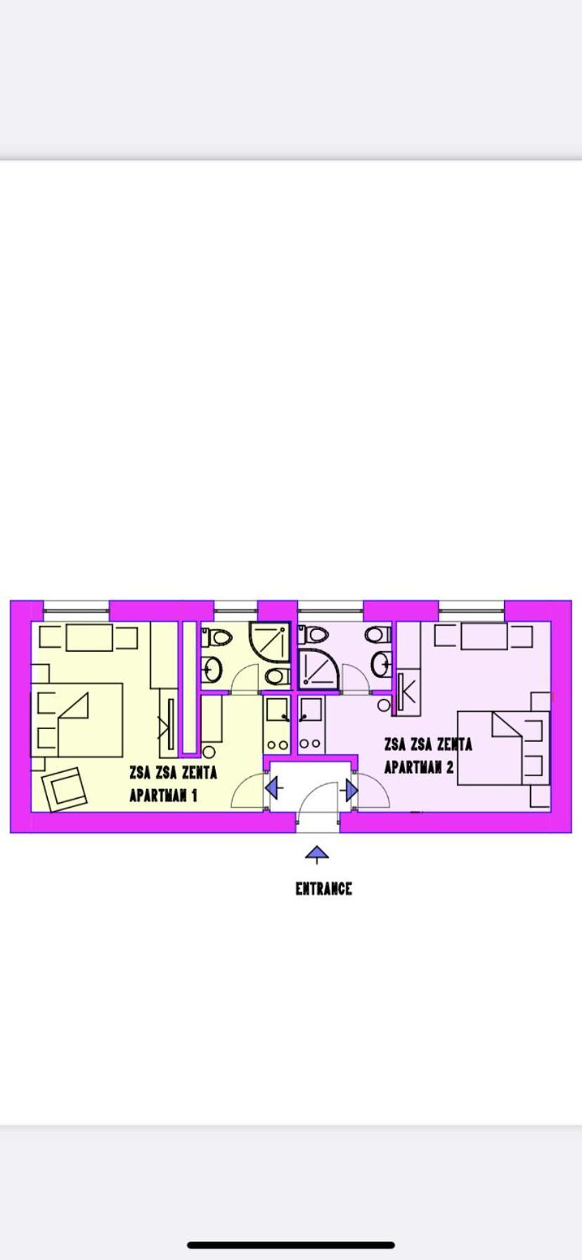 Zsa Zsa Zenta 1 Apartament *